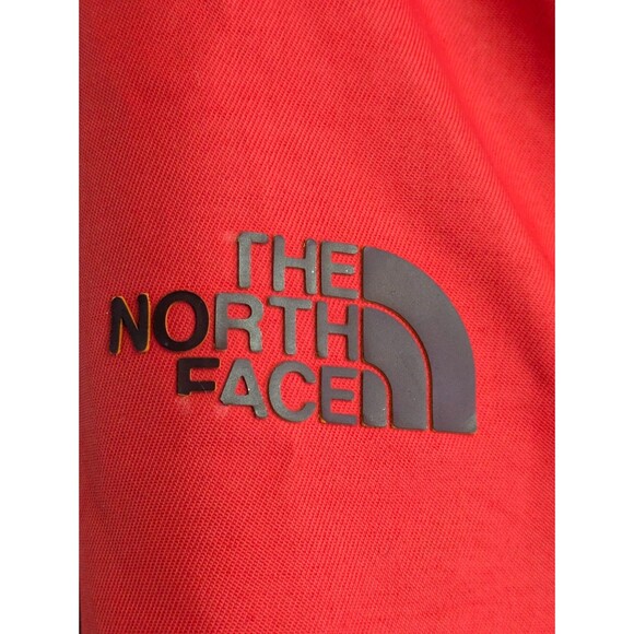 The North Face Womens Ski Jacket Red Insulated Full Zip Hooded Parka Size S - Picture 12 of 16